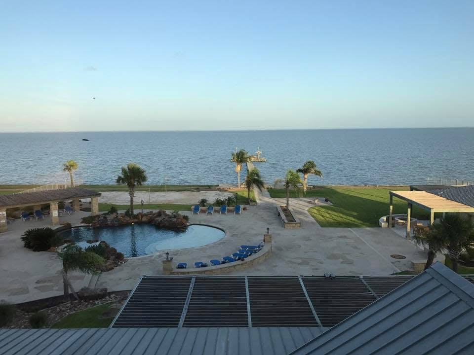 freeform pool in Seadrift Texas