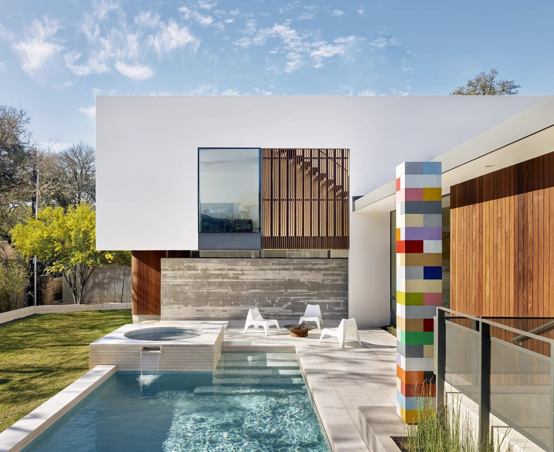 Ideas For Pools In Small Backyards — Modern Pools Austin pool photo 1