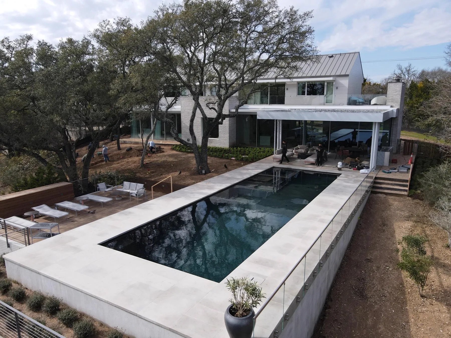 Ideas For Pools In Small Backyards — Modern Pools Austin pool photo 14