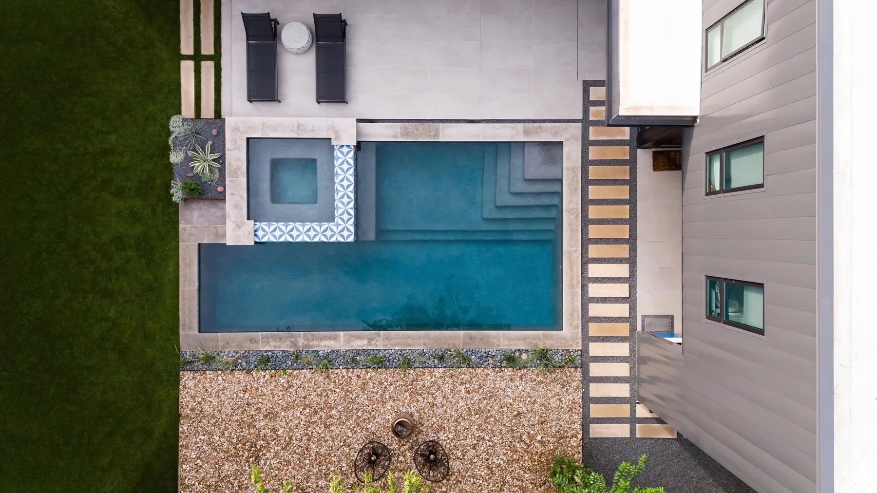 Ideas For Pools In Small Backyards — Modern Pools Austin pool photo 16