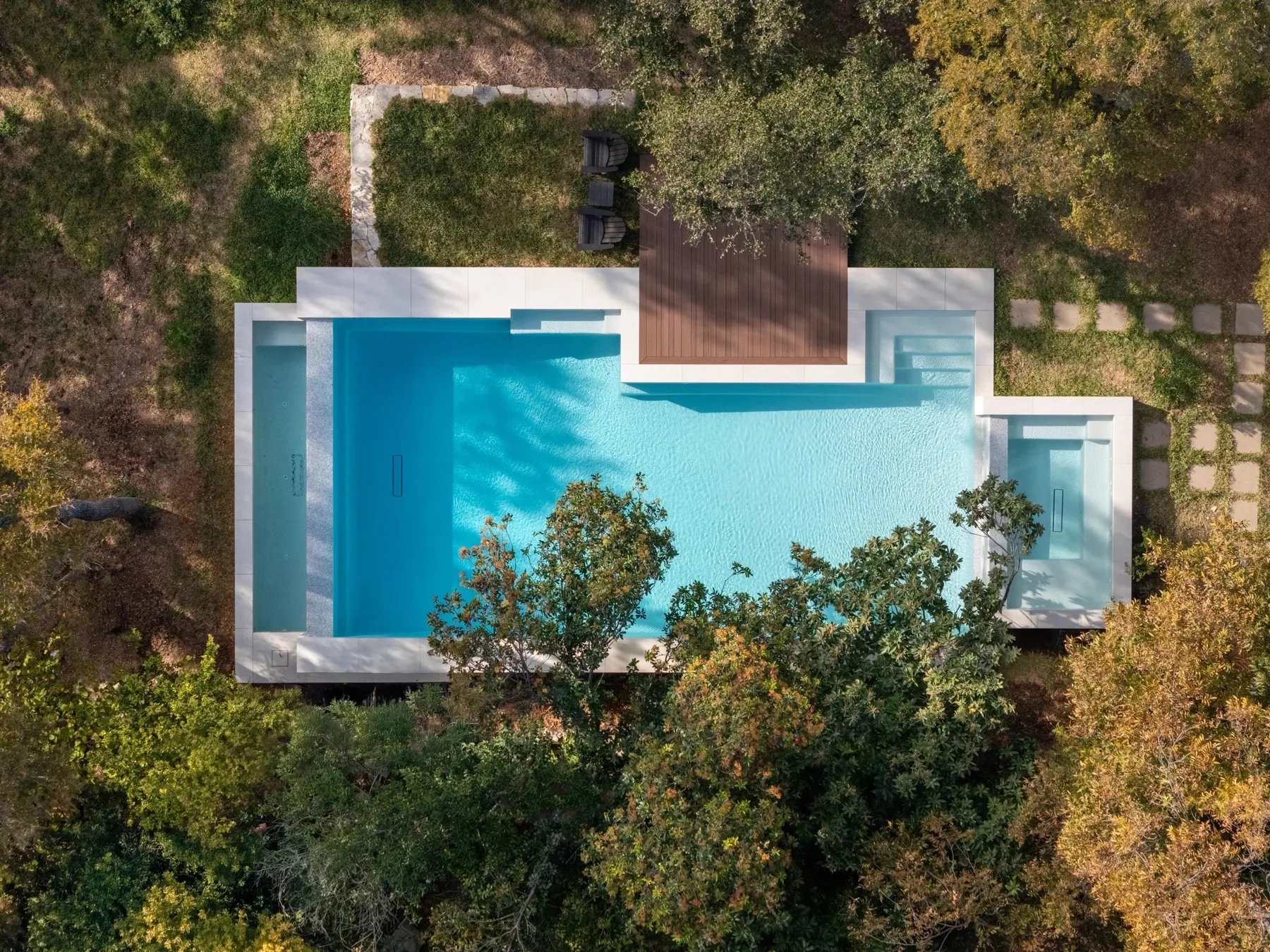 Ideas For Pools In Small Backyards — Modern Pools Austin pool photo 17