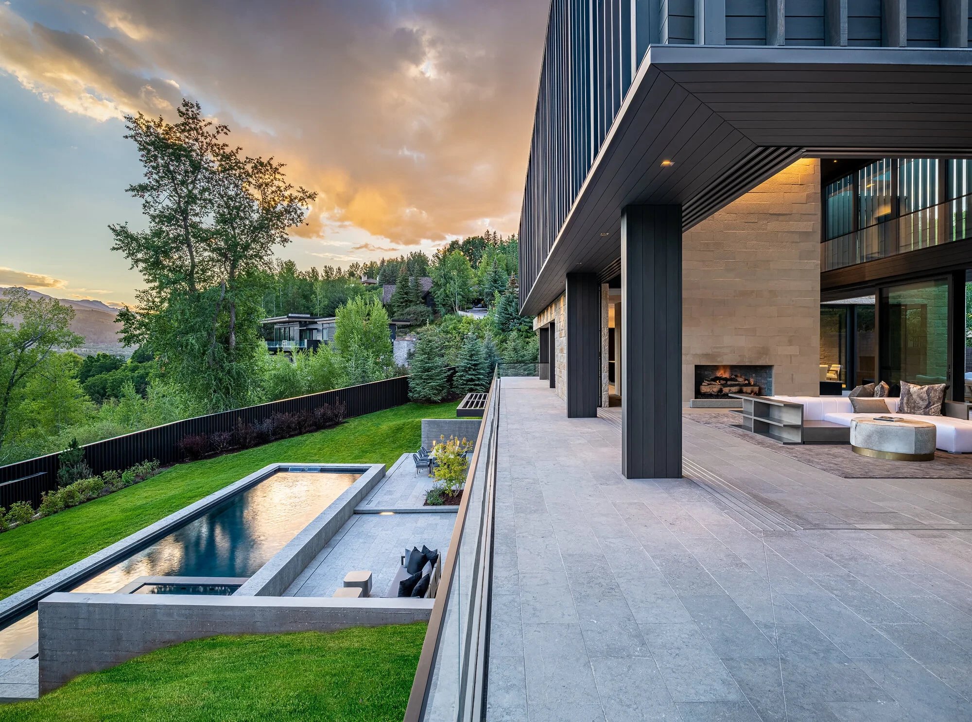 Red Mountain custom pool by Modern Pools in Aspen, Colorado