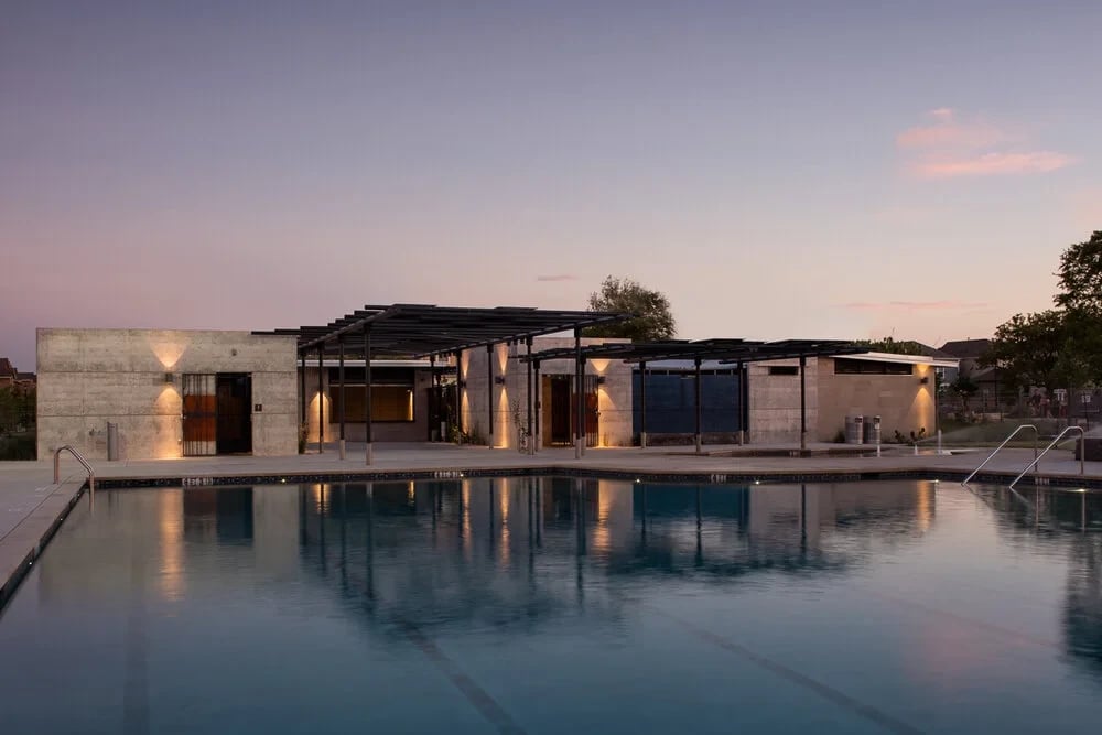 John Gaines Park custom pool by Modern Pools in Austin