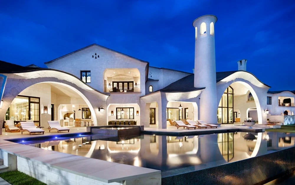Tortuga custom pool by Modern Pools in Spanish Oaks