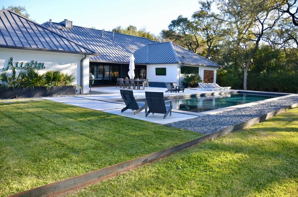Westlake Hills custom pool by Modern Pools in West Lake Hills