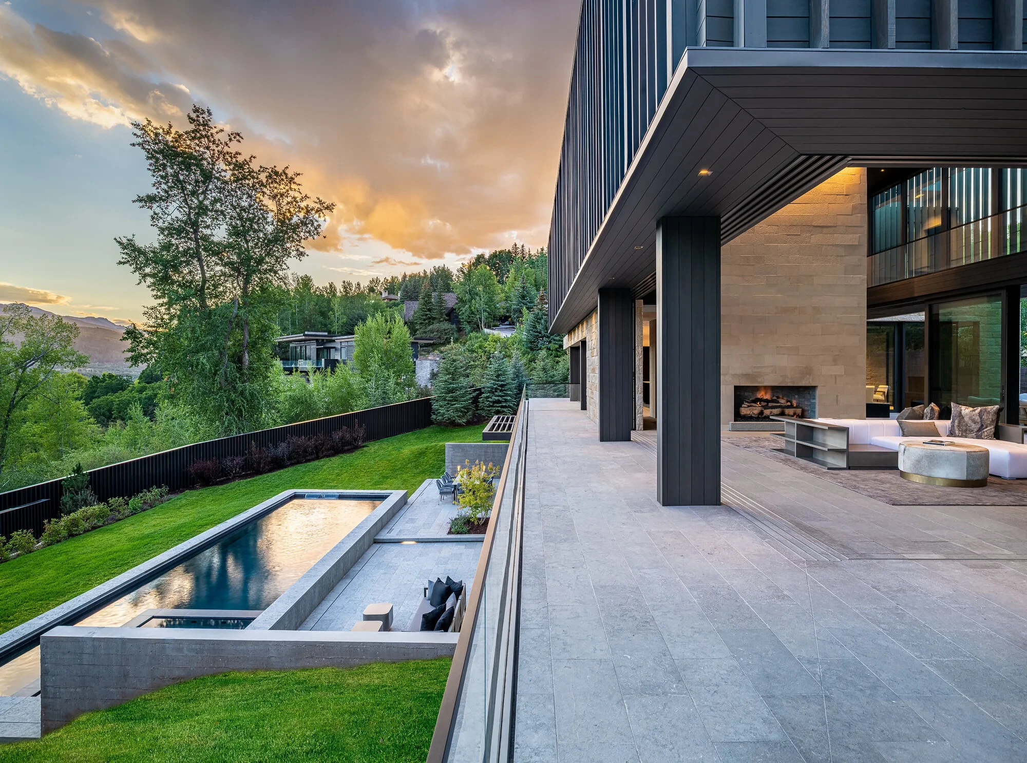 Red Mountain custom pool by Modern Pools in Aspen, Colorado