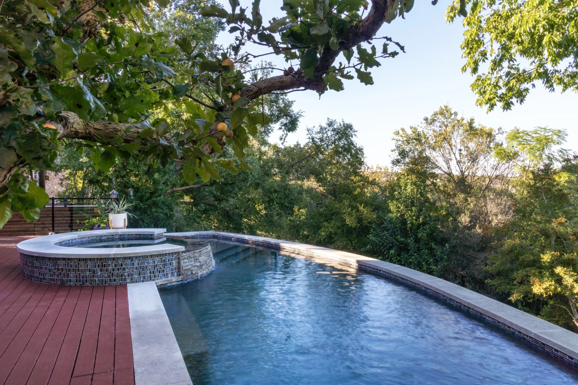 High Vista custom pool by Modern Pools in Hill Country