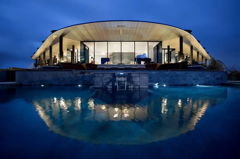 Hilltop custom pool by Modern Pools in Hill Country