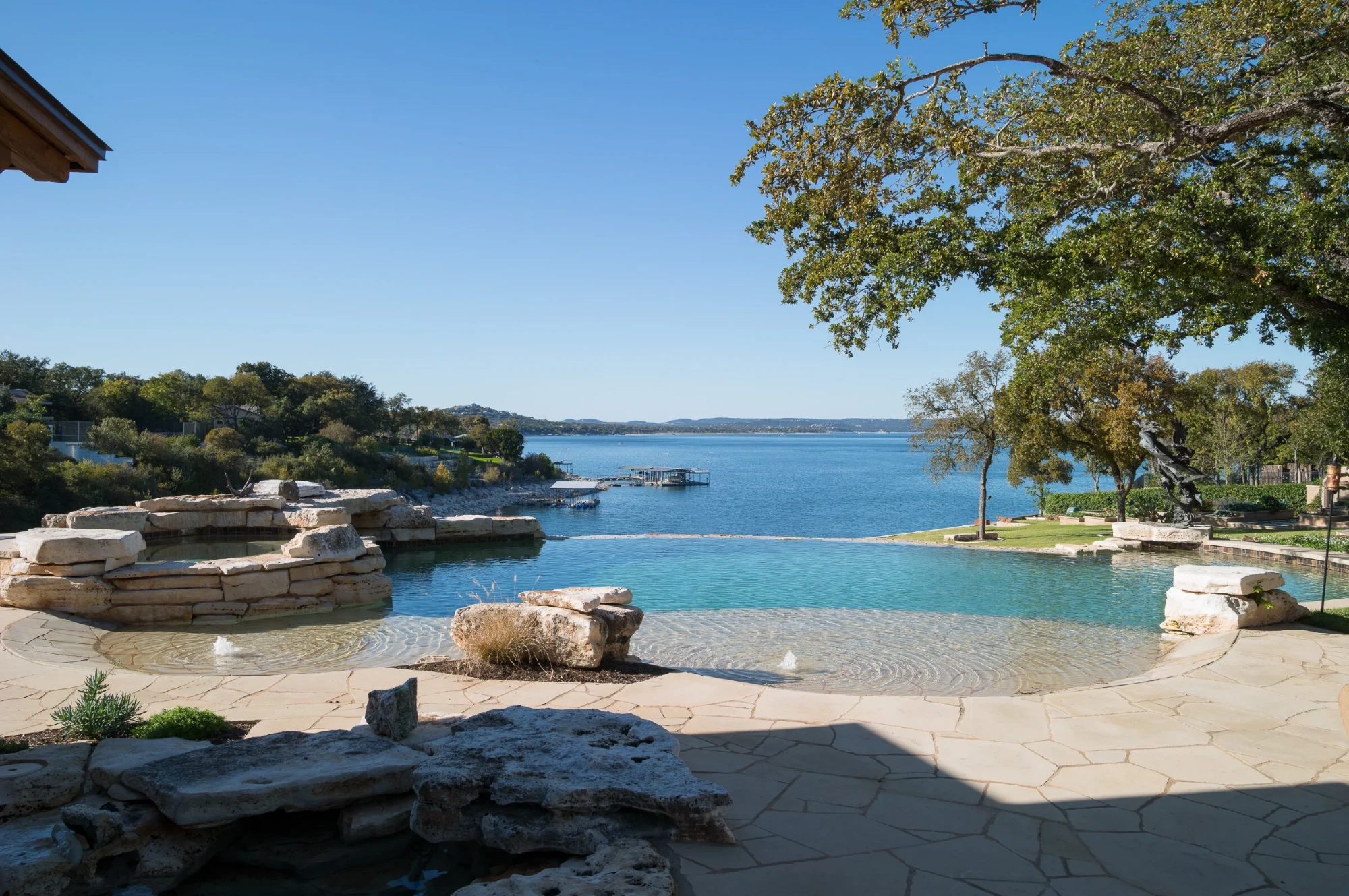 Lake Travis custom pool by Modern Pools in Lake Travis