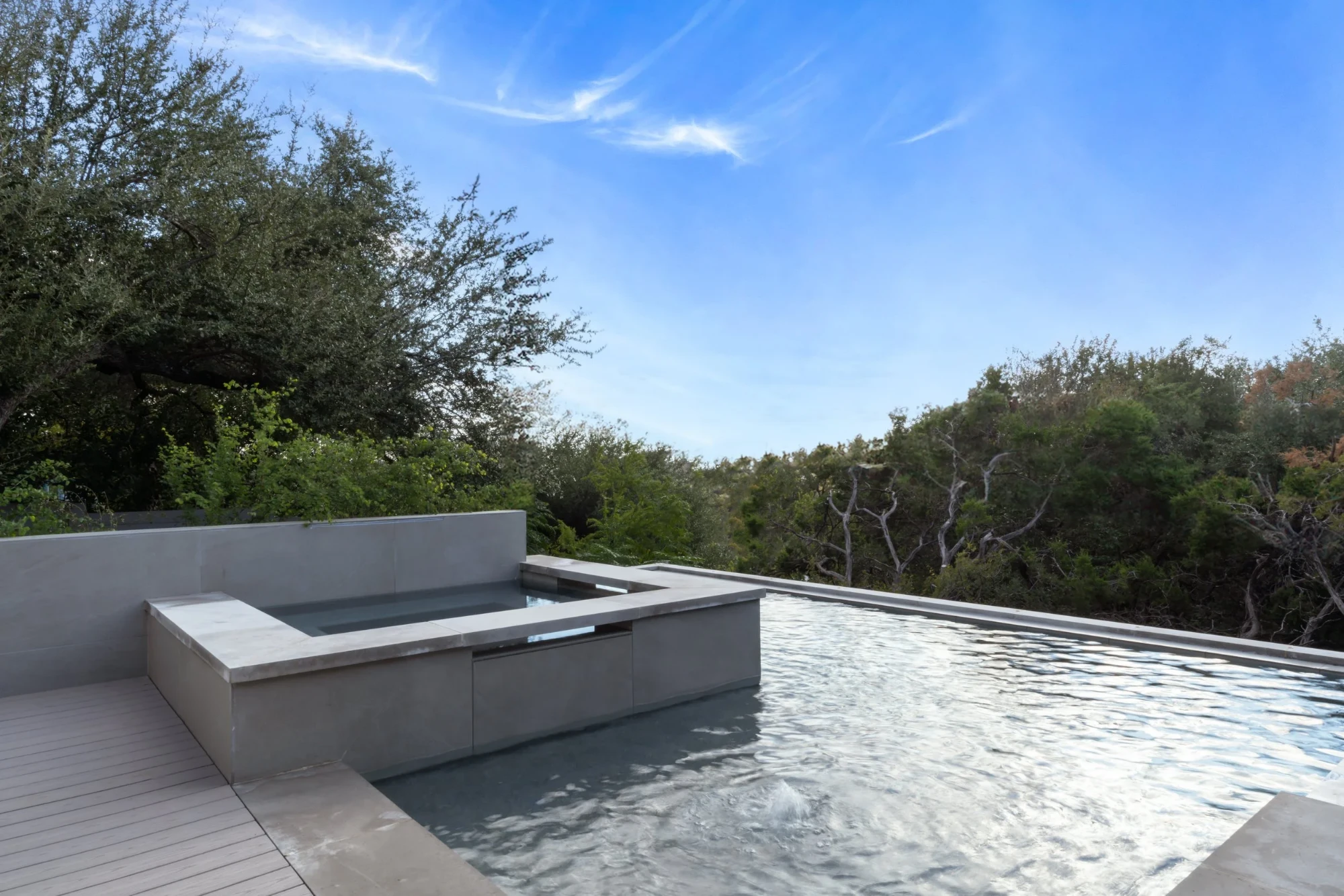 Rollingwood Drive custom pool by Modern Pools in Rollingwood