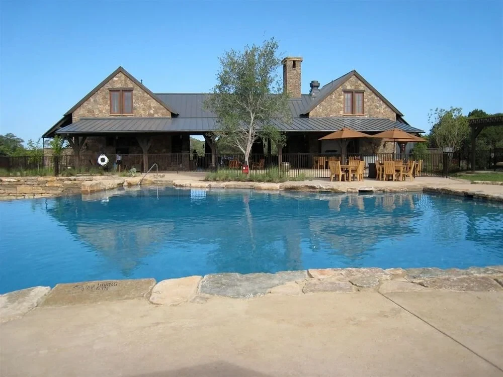 Spanish Oaks Lodge custom pool by Modern Pools in Spanish Oaks