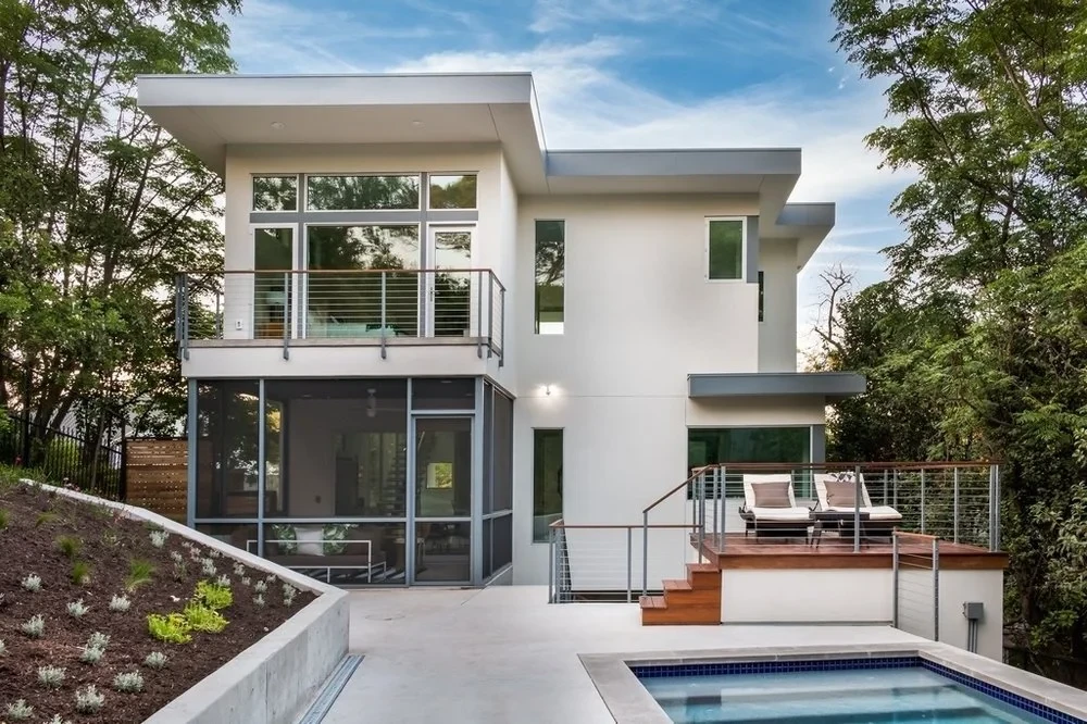 Travis Heights custom pool by Modern Pools in Travis Heights