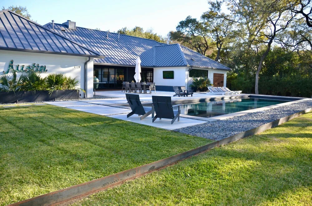 Westlake Hills custom pool by Modern Pools in West Lake Hills